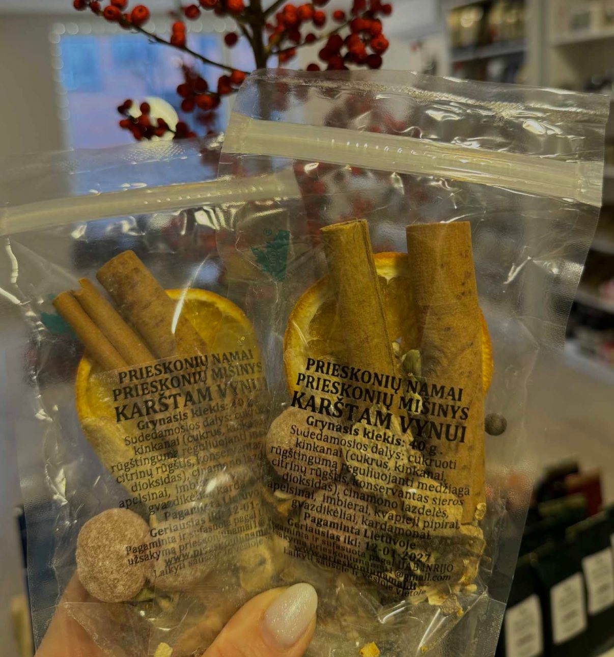 Karšto vyno prieskoniai