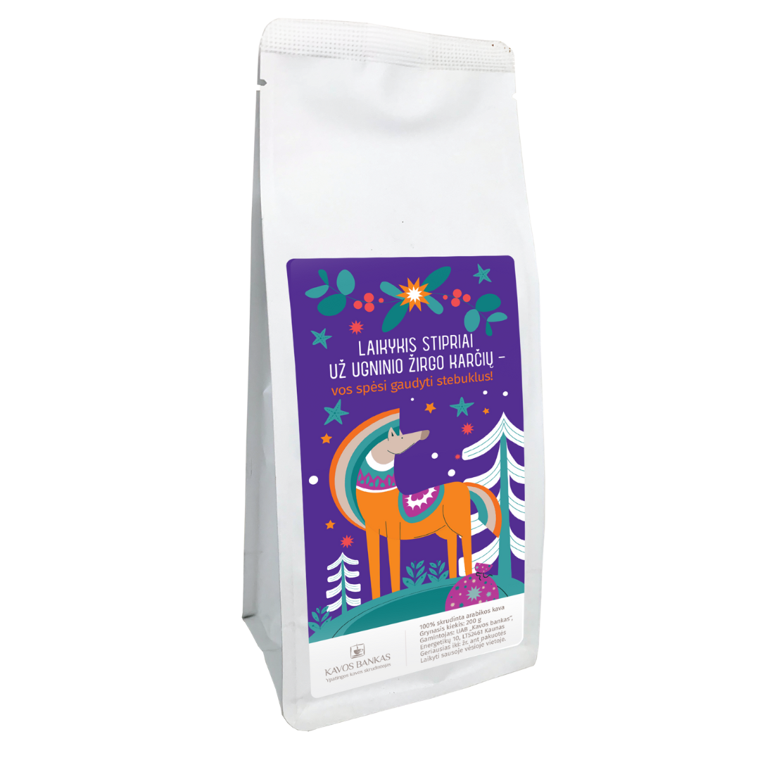 Šventinė malta kava „Ugninis žirgas“