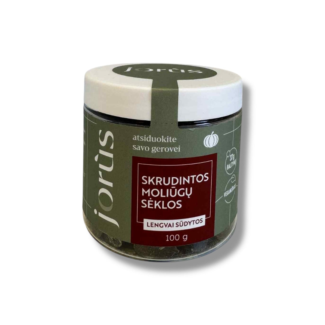 Skrudintos ir lengvai sūdytos moliūgų sėklos