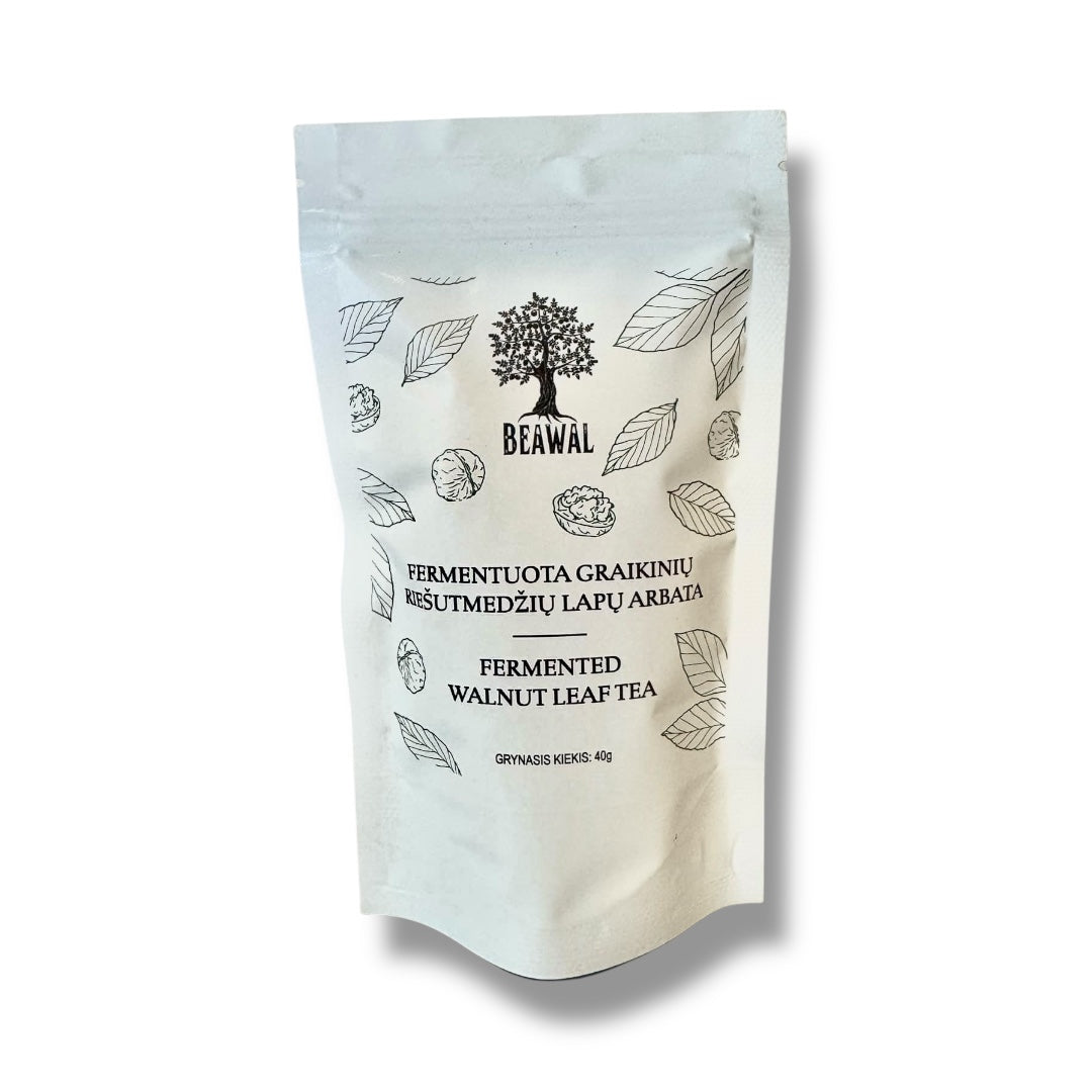 Fermentuota Graikiškų riešutų lapų arbata