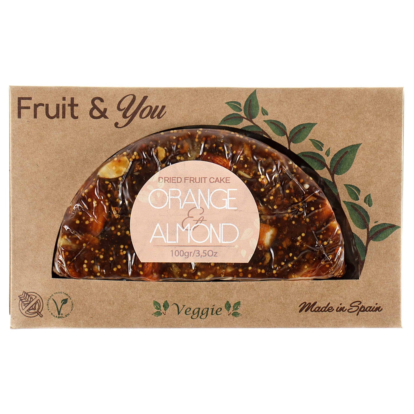 Vaisių pyragas FRUIT & YOU su apelsinais ir figomis, BE GLIUTENO
