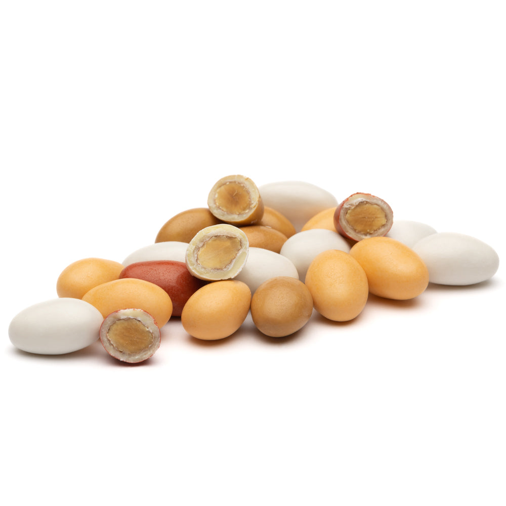 Traškūs migdolai su baltuoju šokoladu „Žara“