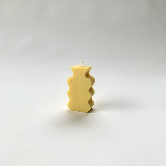 Sojų vaško žvakutė geltona 65g