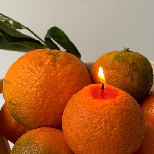 Sojų vaško žvakė Mandarinas