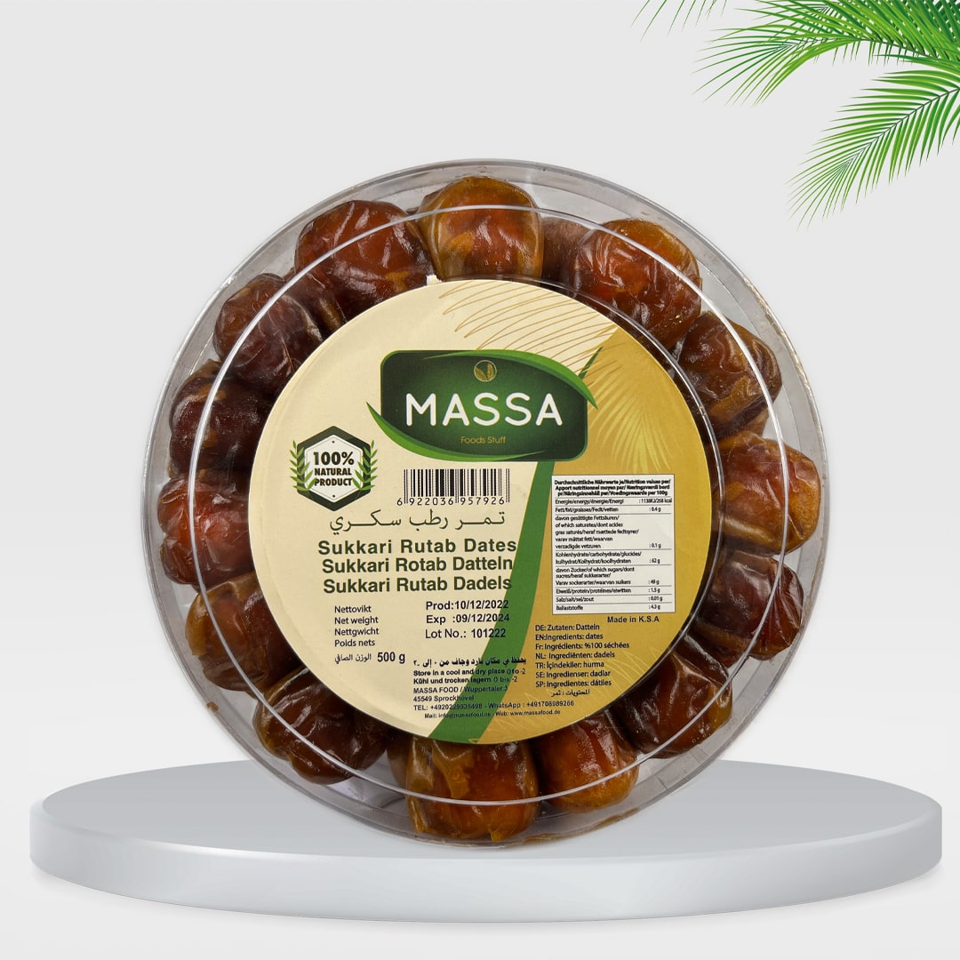 Šviežios datulės SUKKARI RUTAB MASSA