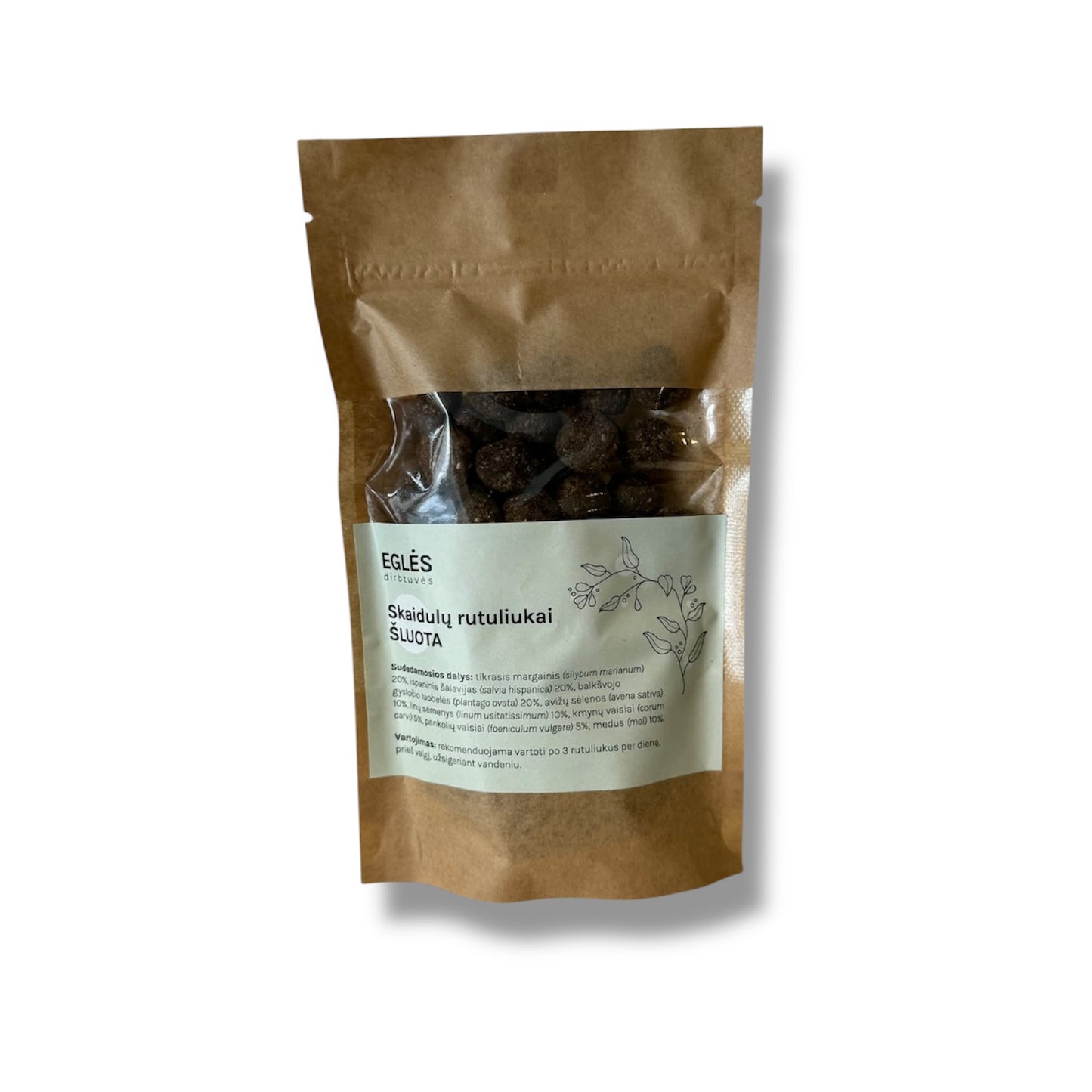 Skaidulų rutuliukai Šluota