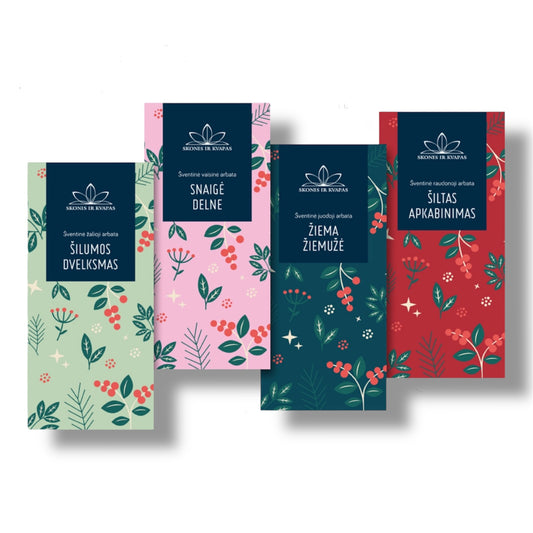 Šventinė arbata Kartoniniame įpakavime