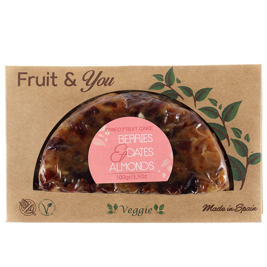 Vaisių pyragas FRUIT & YOU su spanguolėmis ir migdolais