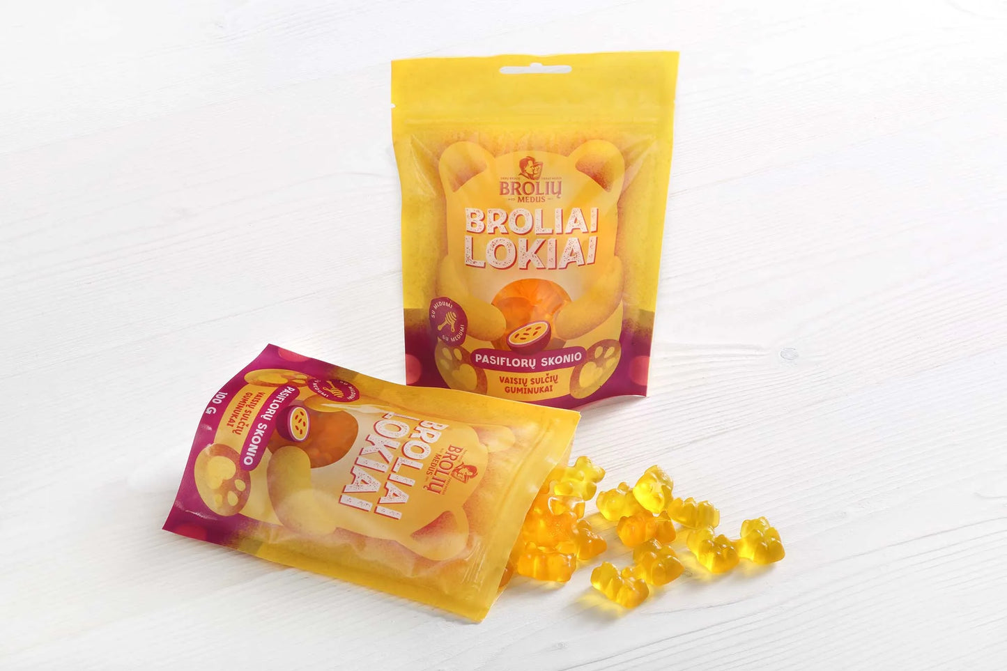 Vaisių sulčių guminukai "Broliai Lokiai"